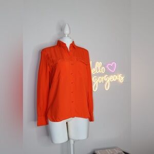 Zara orange top